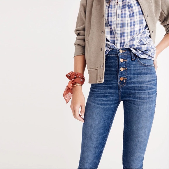 Madewell 10" High-Rise Skinny Jeans-Size 27 - Picture 2 of 14